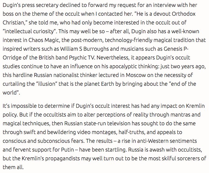 #Dugin #chaos #SexMagick #Magick #OTO #Satanist #kabbalah #nazbol #AleisterCrowley bit.ly/2sqbmm6