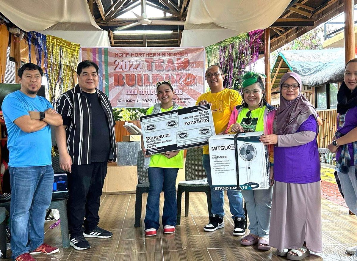 NCMF_BER's tweet photo. The NCMF-Northern Mindanao Regional Office personnel had a team building on January 11, 2023 at the Bamboo Beach Resort, Opol, Misamis Oriental. It was led by Regional Director Abdulnasser Masorong, Jr., MD, CESE. https://t.co/kyibVTk0eD