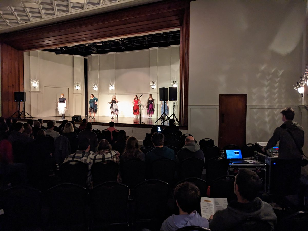 The Cabaret is underway...here's to a great night of entertainment!