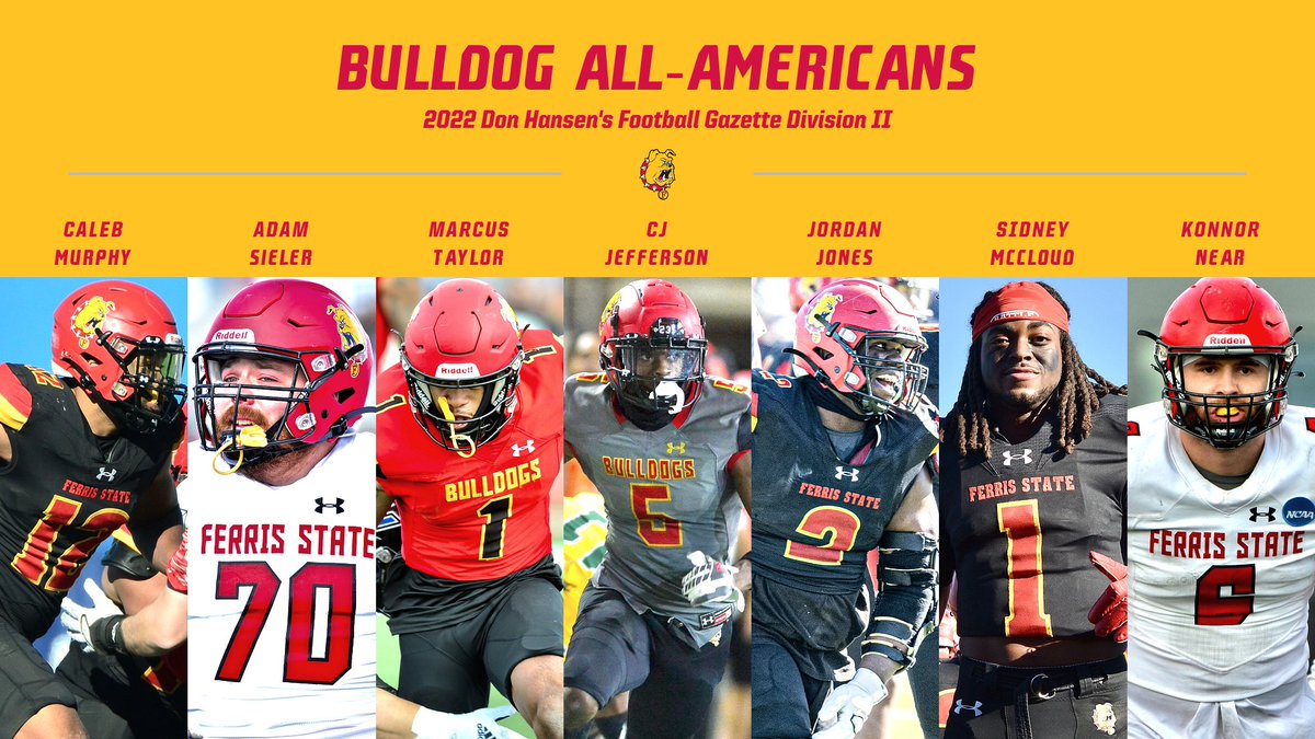 ALL-AMERICANS! Seven National Champion 'Dawgs named to 2022 Don Hansen D2 All-America squad! Congrats guys! bit.ly/3H6nAH9