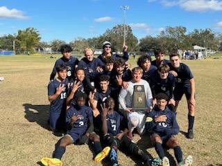 So Proud of my young men for earning the very first Champions trophy in school history.. in our first varsity season!! The future is bright at Tradition Prep!! Go Pirates!!