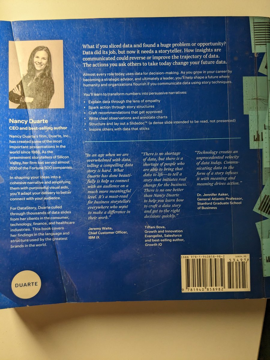 PaulCurleyBC's tweet image. Reading &quot;#DataStory&quot; by @nancyduarte from @lowermerionlibs in #gladwyne, and looking forward to learning new insights to incorporate into my data and research on #529plans &amp;amp; #ableaccounts.