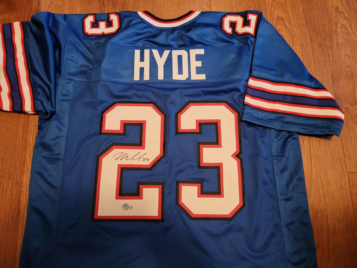 ❤️💙 AFC championship Time!! ❤️💙

Let’s celebrate Micah Hyde’s possible return! To win this signed Micah Hyde jersey:

- retweet
- follow me
- follow <a href="/jimmyreu81/">Jim Reuther</a> 

The winner will be announced before the AFC championship game in 2 weeks. Good luck everyone!!
