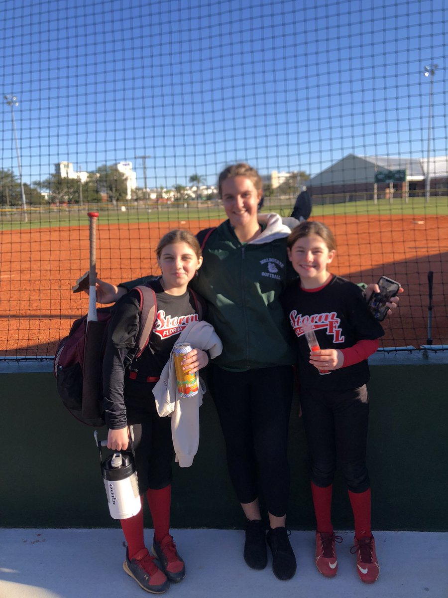 Loved being able to help grow the game today! Had a blast with my teammates and all of the campers!! <a href="/melhighsoftball/">Melbourne High School Softball</a> <a href="/coachdanedel/">Dan Edel</a>