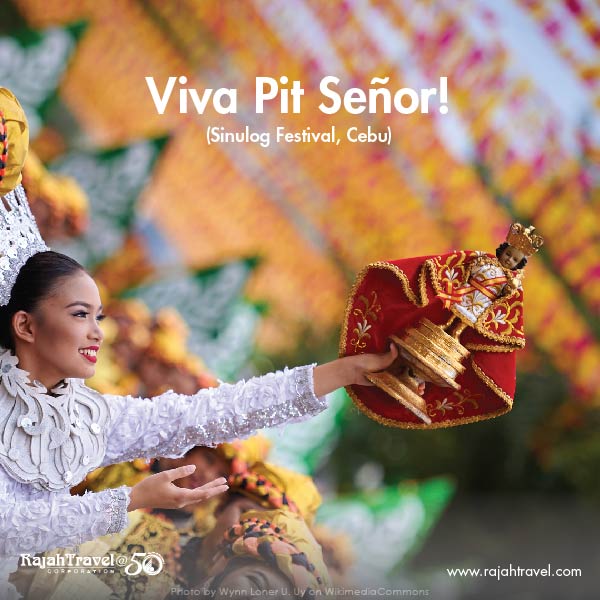 𝗩𝗶𝘃𝗮 𝗣𝗶𝘁 𝗦𝗲ñ𝗼𝗿! Let's #VisitCebu! 🙏🥰🎊🇵🇭 
#Cebu #Sinulog #KeepTheFunGoing
#ItsMoreFunInThePhilippines #SafeTripPH
#RajahTravel #Travel
Cebu: Island Getaway
bit.ly/RTC-FVPH-CEBIG
Sumilon Island: Camp Life
bit.ly/3R7KcsA