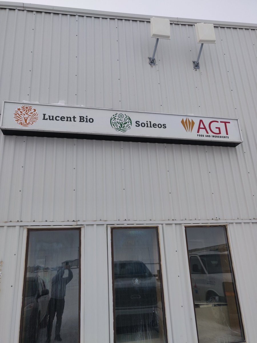 McNameeJason's tweet photo. There was a lot of action at our Rosetown, SK facility this week. Construction is going very well.

And how about the new sign! https://t.co/mFURKSn3fv