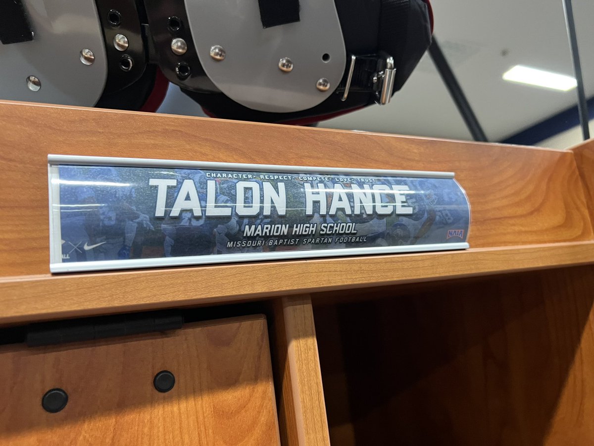 Talon Hance (@hance_talon) on Twitter photo After a great visit I am blessed to have received an offer to play football at Missouri Baptist University! Go Spartans!
<a href="/MBUCoachB/">Jason Burianek</a> <a href="/MBUFootball/">Missouri Baptist Football</a> <a href="/MarionWildcats/">MHS Athletics</a> <a href="/Marion_Football/">Marion Football</a> After a great visit I am blessed to have received an offer to play football at Missouri Baptist University! Go Spartans!
<a href="/MBUCoachB/">Jason Burianek</a> <a href="/MBUFootball/">Missouri Baptist Football</a> <a href="/MarionWildcats/">MHS Athletics</a> <a href="/Marion_Football/">Marion Football</a>