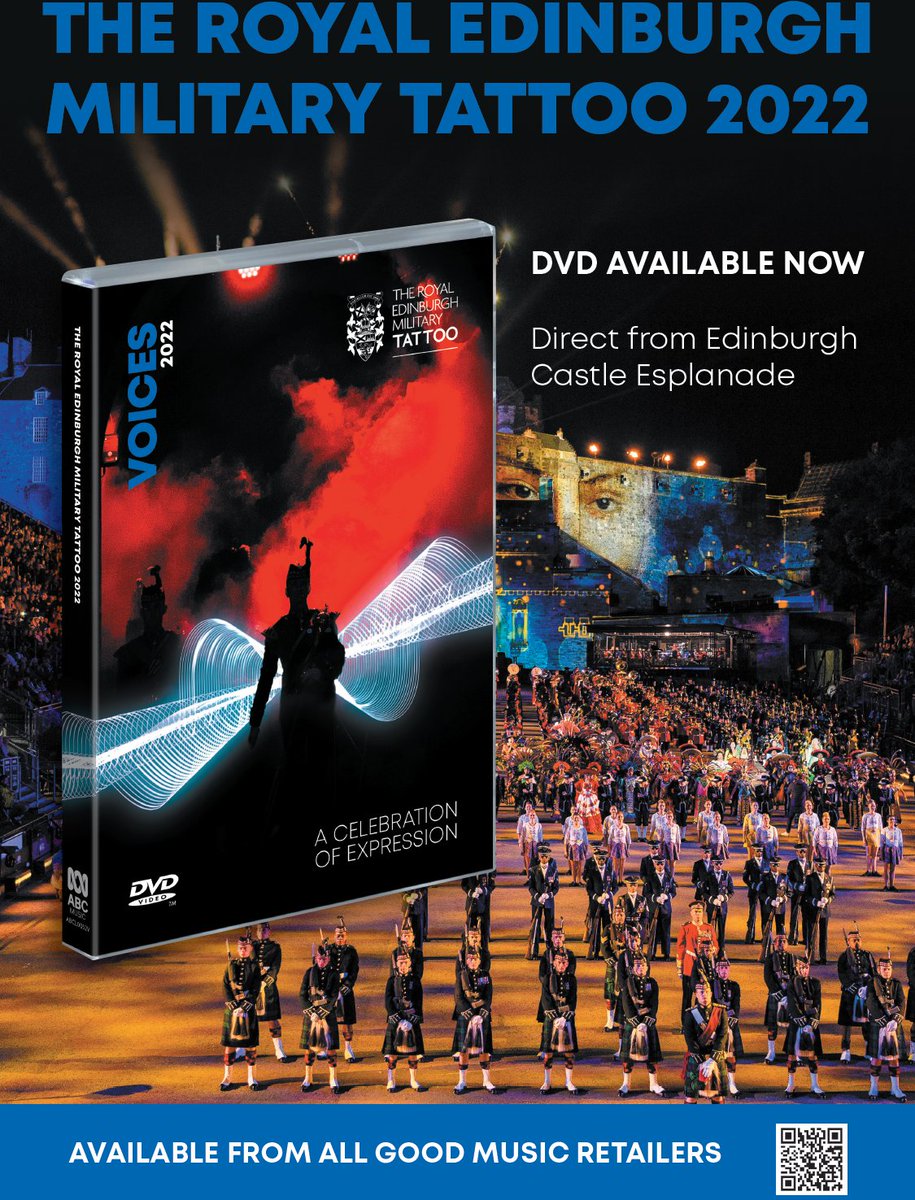 Now available The Royal @EdinburghTattoo  #TattooVoices on #DVD!
#EdinTattoo #ScottishBanner #ScotSpirit #Edinburgh #Scotland #LoveScotland