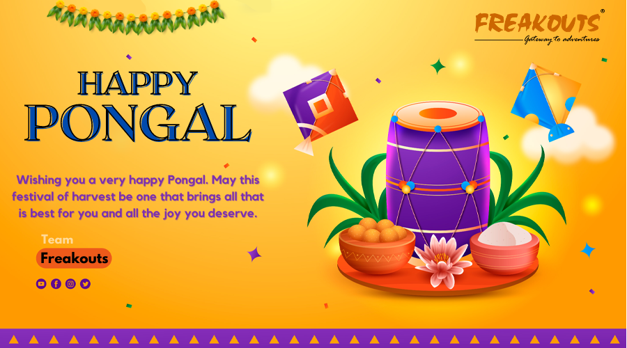 Freakouts's tweet photo. Wishing you a very happy Pongal. May this festival of harvest be one that brings all that is best for you and all the joy you deserve....

From
Team @Freakouts  

#happypongal2023 #makarsankranti2023 #pongal #freakouts #adventure #camping #sankranti https://t.co/32slXMN2wY