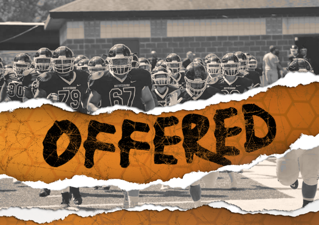 DominicB81's tweet photo. Honored to receive an offer and the opportunity to play at Waynesburg University! @coachlondonIII @WU_SWARM @WCEastFootball @CoachStephenWCE https://t.co/I7RfhAMs0v