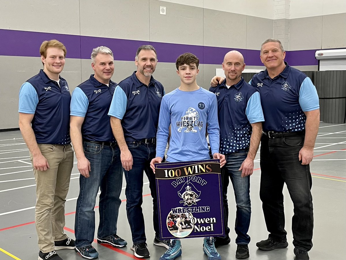 BP_Wrestling's tweet photo. Congrats to Owen Noel who earned his 100th win today! https://t.co/LEORqlpvon