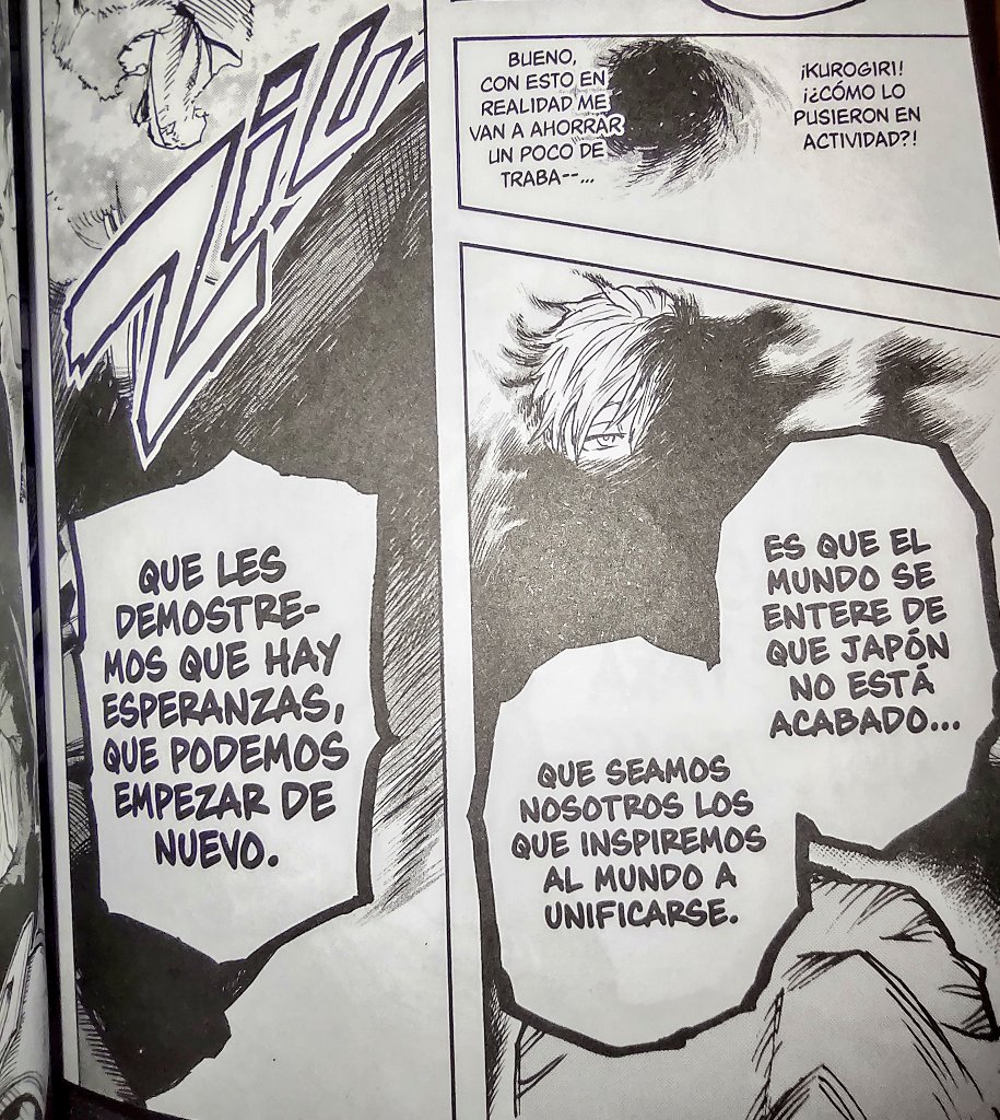 Ah, recién caigo que con esto de los recursos, técnicamente están usando el plan de AFO en su contra para un bien común y darle esperanza al país (y al mundo) y cagarlo, como había dicho Aoyama. 