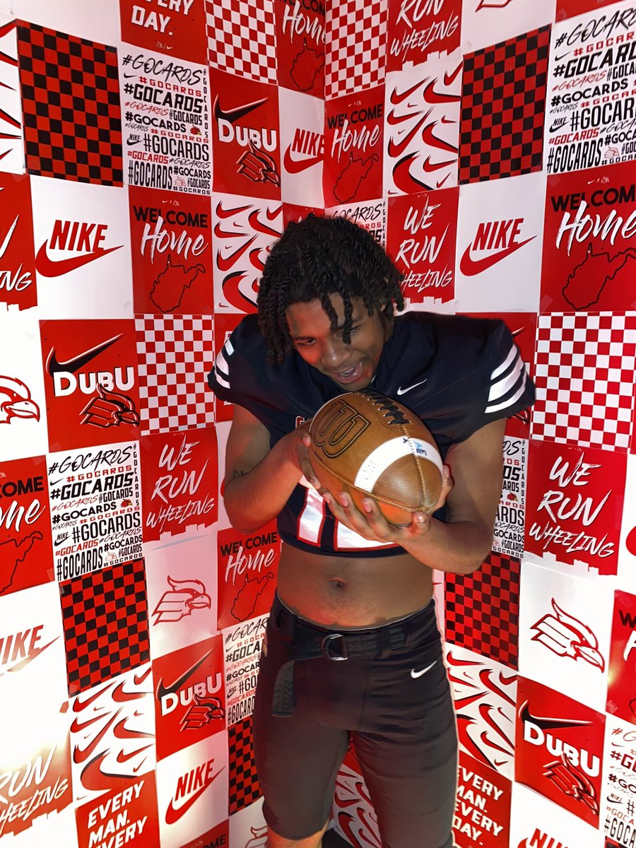 Had a great visit yesterday at Wheeling University, thank you for having me. <a href="/Nemo_Washington/">Coach Washington</a> <a href="/CoachMottIV/">Mott Gaymon IV</a> @CoachAbelDHS