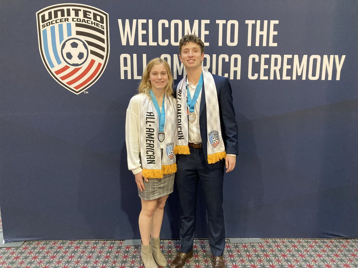 Congrats to Copley High School’s Emma Stansky &amp; Colin Link on their All-American accolades but more importantly, their lifetime of friendship!! 💙💛
<a href="/copleysoccer/">Copley Soccer</a>
