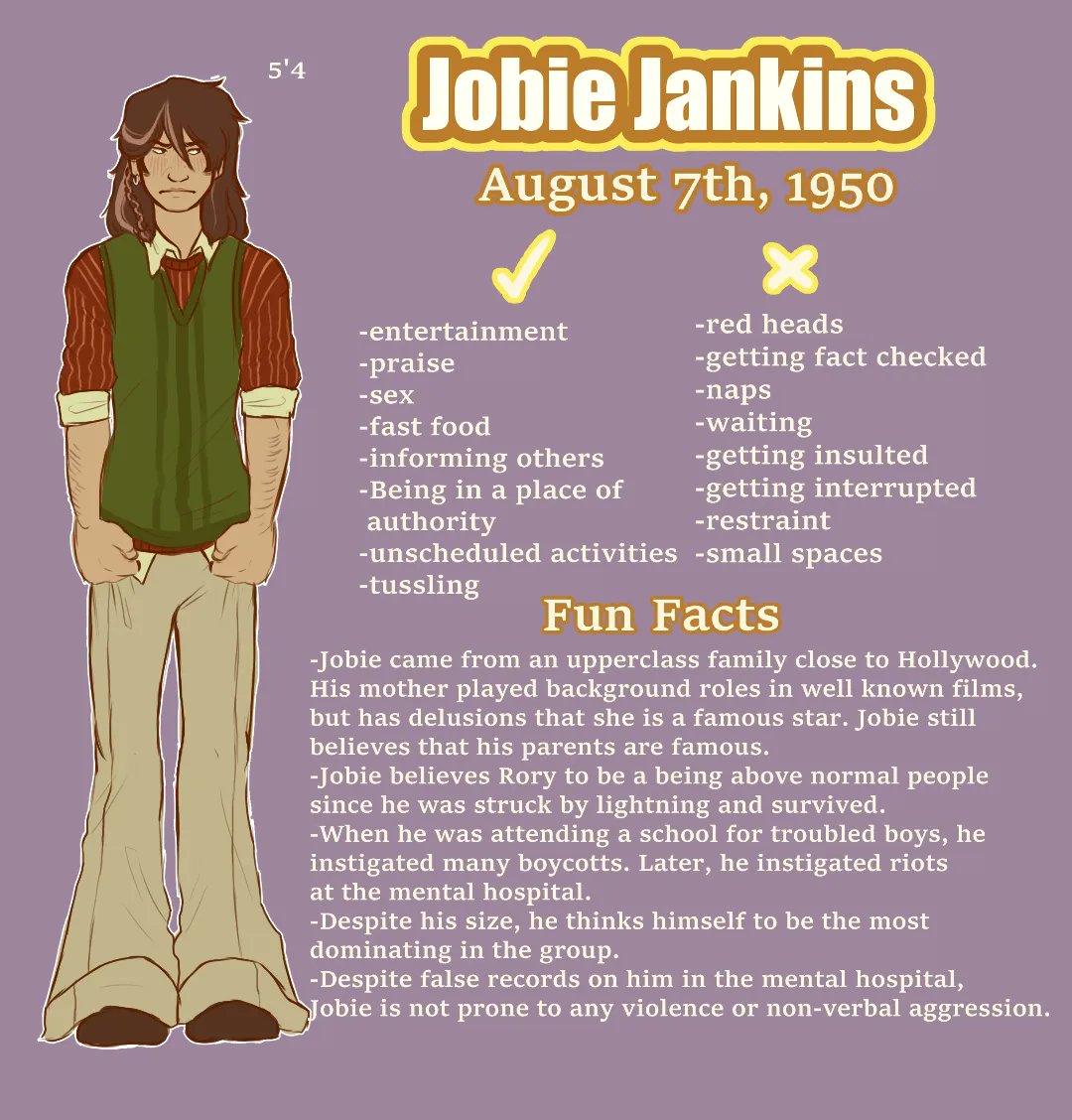 AloofColdHands's tweet photo. Jobie ref sheet 
#originalcharacter https://t.co/T1yO5HnBu2
