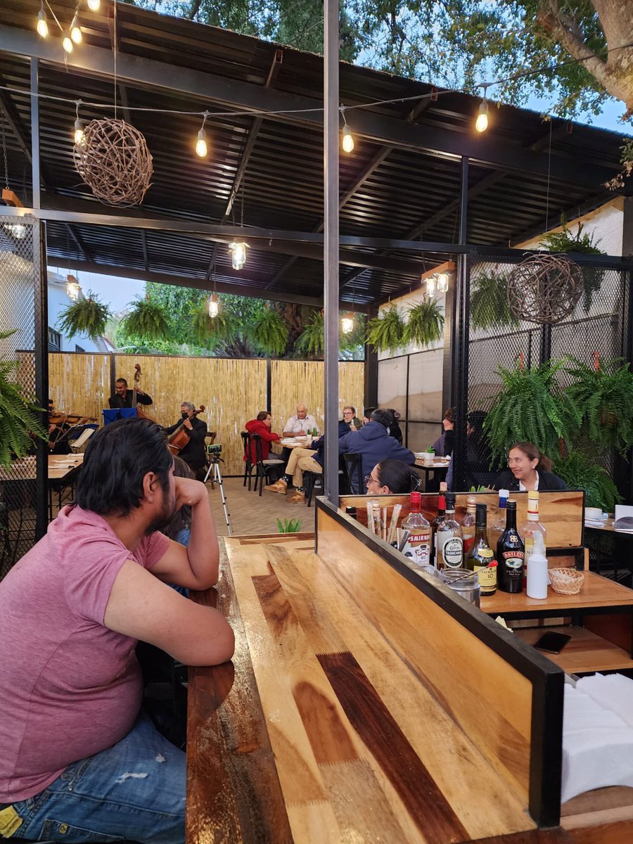 Territorioscore's tweet photo. A la sombra de un nuevo árbol una tarde de música y café con el Quinteto de Cuerdas Oaxaca en Brío Café 
Conoce sus nuevas instalaciones en Calle Morelos #4, San Sebastián, Etla, Oaxaca. https://t.co/tQ45YtdGBx