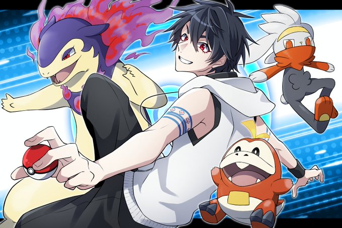 「male focus poke ball」 illustration images(Latest)｜5pages