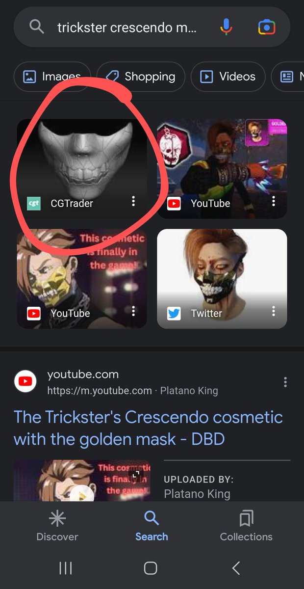 ProjectZeroKram's tweet image. My #3DModel is number1 on Google search @DeadByBHVR #DeadbyDaylightfanart