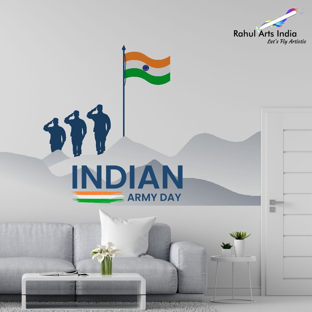 On Indian Army Day, we honor the courage and sacrifice of the Indian Army. Thank you for keeping us safe.

#ArmyDay2023 #IndianArmyDay #JaiHind #ArmyDay #IndianArmy #SaluteToTheBrave #ArmyDayCelebration #HonorTheirSacrifice #IndianArmyForces #IndianArmyServes #RahulArtsIndia