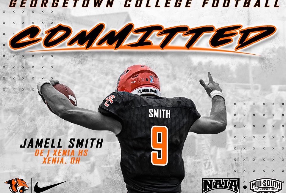 JamellSmith99's tweet photo. 100% committed can’t wait to be a tiger 🟠⚫️🐯 @Gtown_Football @CoachDamGC https://t.co/rNIen2LmvO