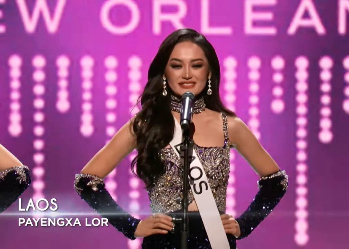 mscindycha's tweet photo. Beyond proud of my Hmong sister who made history of being the first Hmong woman to represent Laos in the Miss Universe competition. https://t.co/rBZ6oOs9XL
