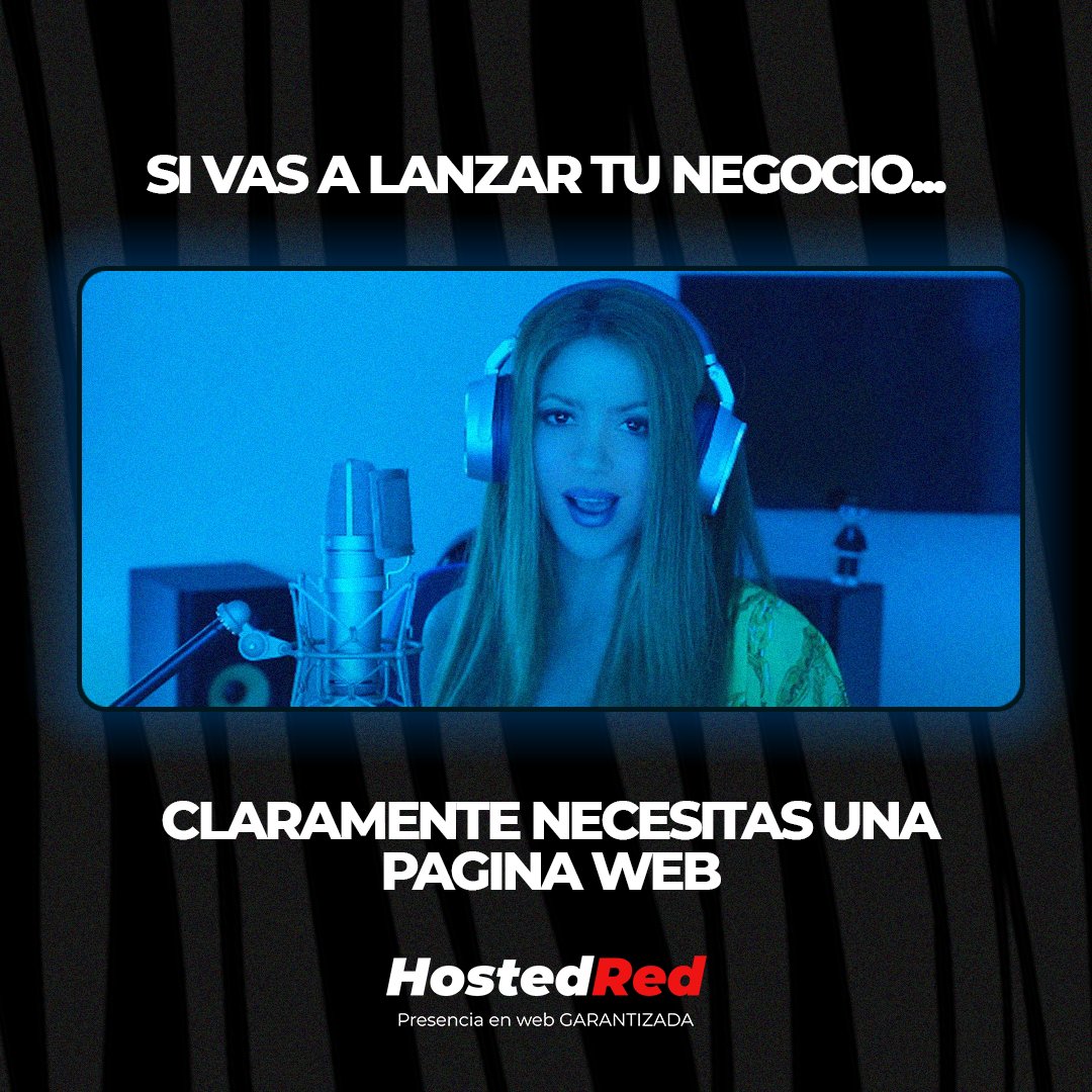 Cuando empieza tu negocio CLARA-MENTE necesitas una página web.

Para eso utiliza los servicios de HostedRed que te puede ofrecer hosting, dominio, servidor vps, radio streaming.

📳 WhatsApp: +58 412-7143830
🖱️ hostedred.com - #PresenciaWebGarantizada

#ShakiraBZRP