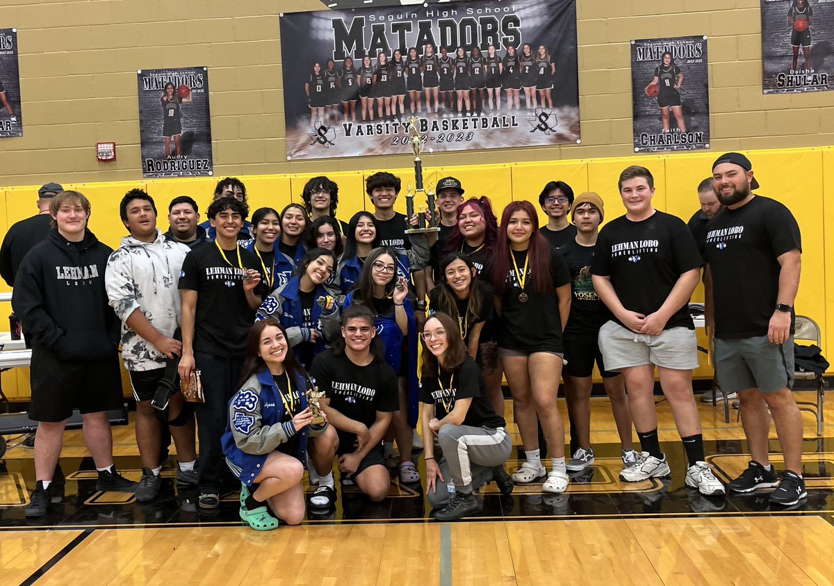 Great meet today at Seguin HS! Girls came in 1st with guys at 8th. A lot of young lifters that have a ton of potential w/ boys &amp; girls. Alyssa and Crystal Martinez took both the Girls best lightweight and heavyweight lifter awards. Proud of all of them! Getting better everyday