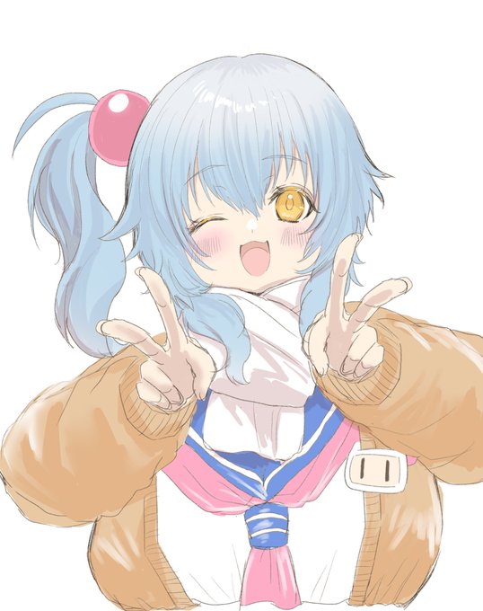 ちょっと絵が描けるまで回復したので溜めてた落書きシロちゃん綺麗にした 