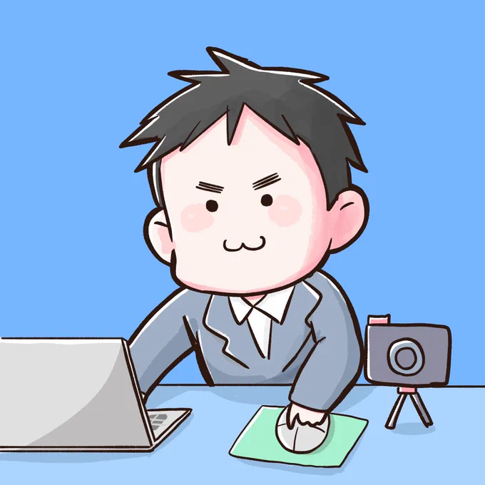 ばんどうさんのアイコンを描いたよ〜〜〜!!!ばんどうさんは私のyoutubeを編集してくれるのだ・・・私が全然更新しないYouTube・・・。頼れるいい男ですよ。みなさんよろしく!! 