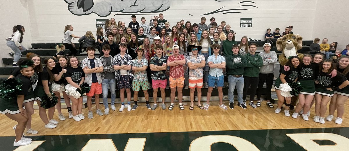 Surf’s up! Ram student section with some intensity tonight! #RamPride <a href="/sports_nwo/">NWO Sports</a>