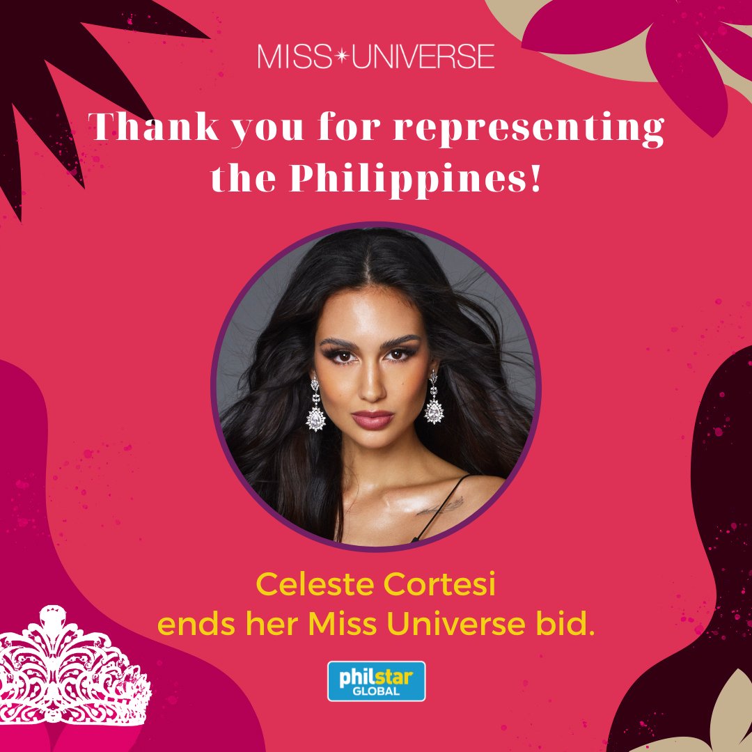 PhilstarNews's tweet photo. CELESTE, YOU MADE US PROUD!

For the first time in 12 years, the Philippines didn't make it to the top 16 of #MissUniverse2022

Follow our live UPDATES: https://t.co/iUr0SKcHQO https://t.co/8yRKkJNvcc