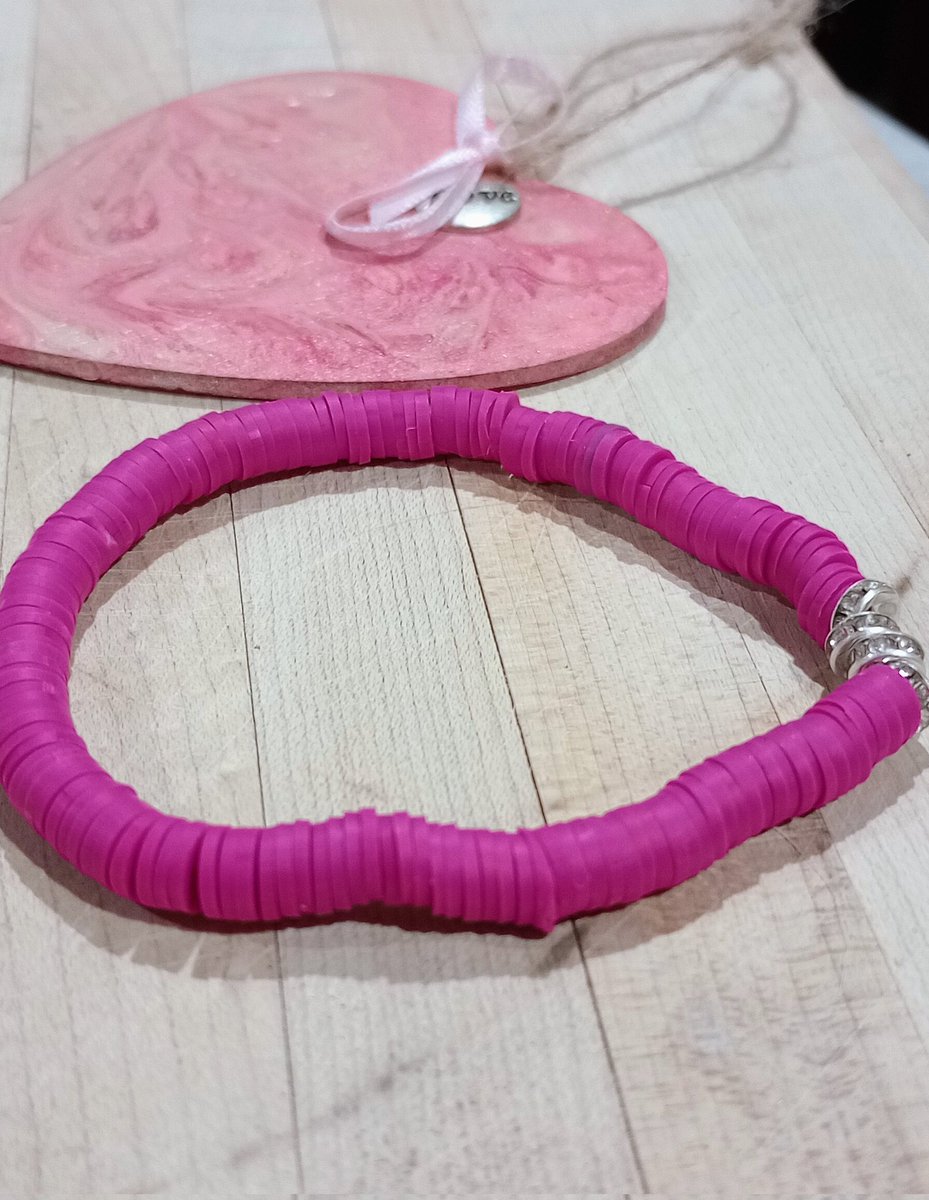 Bracelets! 

#beadedbracelets #beads #heishibeads #handmade