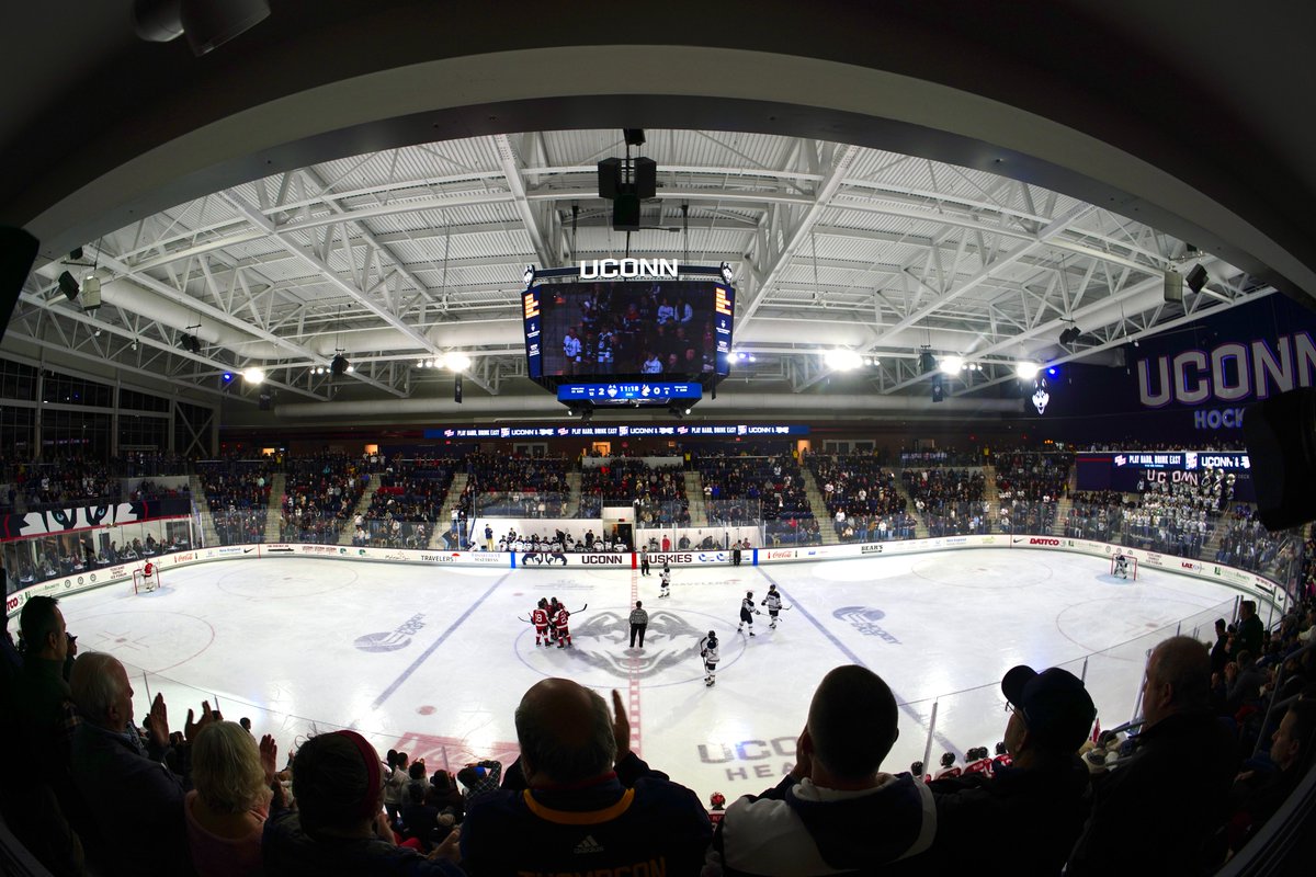 UConn Men's Hockey on Twitter "1st game in Toscano Family Ice Forum
