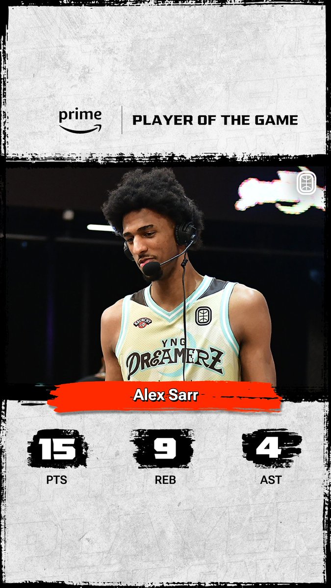 Alex Sarr has been in his BAG lately earning the Prime Player of the Game tonight 🔥 @alexandresarr_ @PrimeVideo