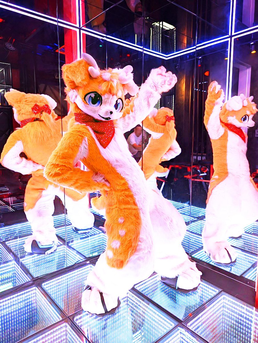 tama_nthegang's tweet photo. Let’s vibe at 
“Thailand Furfun Meeting 2023”
On 25 Feb 23 

Theme: Furry in Fetish Cafe 
🐶🦌🐲🐱🦊🐻🐰🐯🦁🐺

Ticket sale announcement 📢 
On 16 Jan 23 at [Facebook Page]
https://t.co/FeqvpSQhYG

@500cafebangkok 
#FursuitEveryday https://t.co/Y4zNIp8RKR