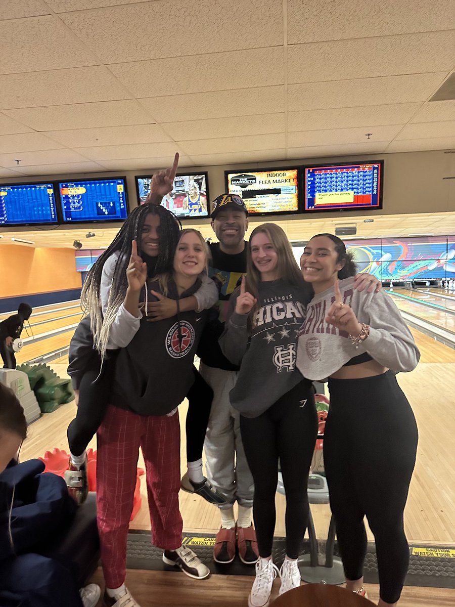 Who has it better than US?! NOBODYYYYYY!!
What a TEAM BONDING day today! Practice on a college court, team lunch, team bowling (let’s go Post players for the WIN!), and of course, ICE CREAM! Building OUR #TitanSisterHood with time spent TOGETHER! #ContinueToBuild #ItsAnAttitude