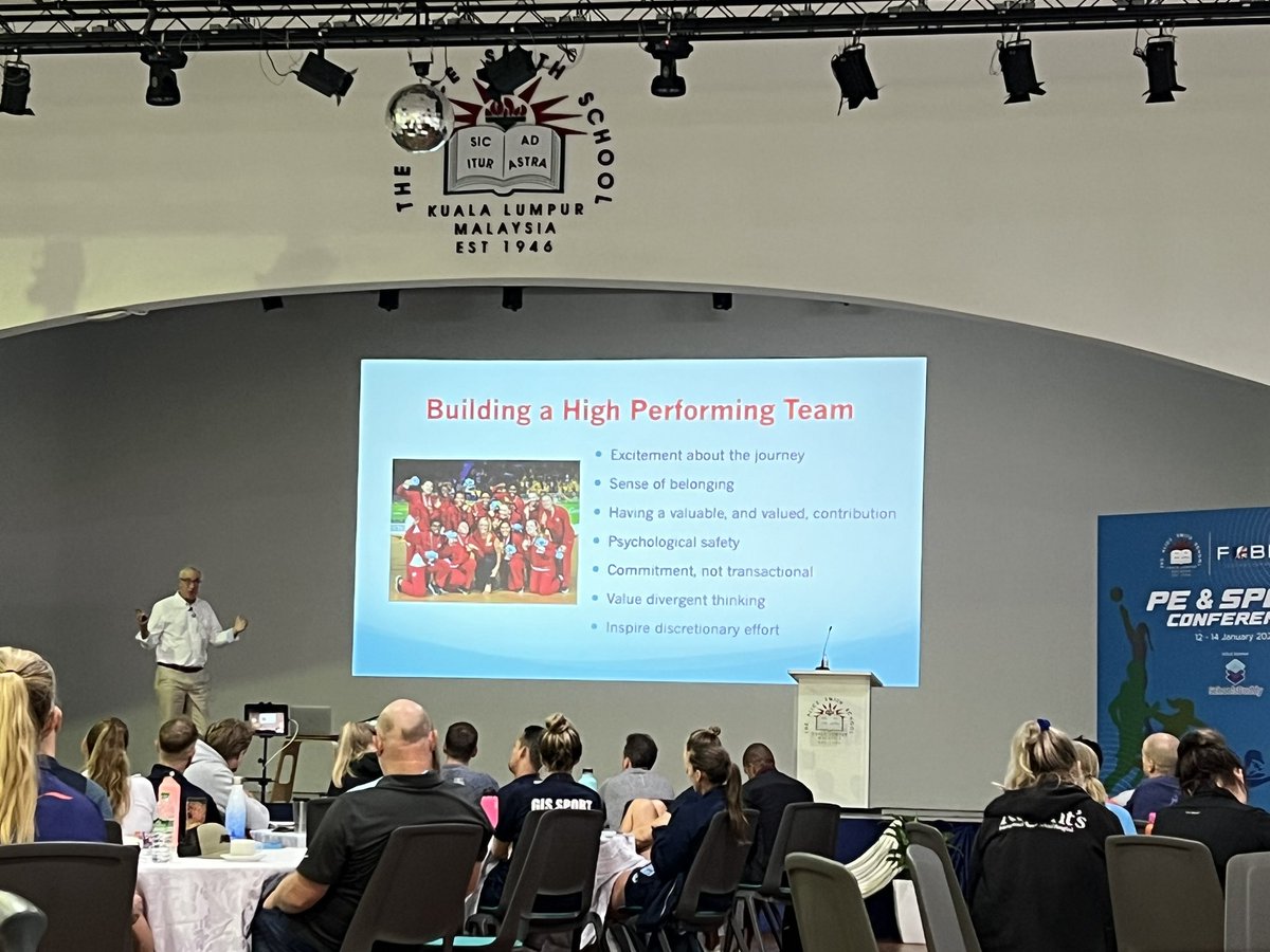 Thanks @FOBISIA1 @physedshep for coordinating a brilliant few days @AliceSmithSch with inspiring presenters @GCSEsimplified @HowittPe @The_EverLearner Reconnecting with PE teachers across Asia really is amazing #PE #sports #lifelonglearning #teachers