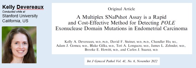 Congratulations to Dr Kelly Devereaux, recipient of the 2022 Scully Award from @ISGynP , in honor of Dr Robert E Scully for the best #gynpath paper published in 2022 in @IJGynP by a first author age <40. pubmed.ncbi.nlm.nih.gov/34907997/ #pathtwitter #pathresidents @KDevereauxMDPhD