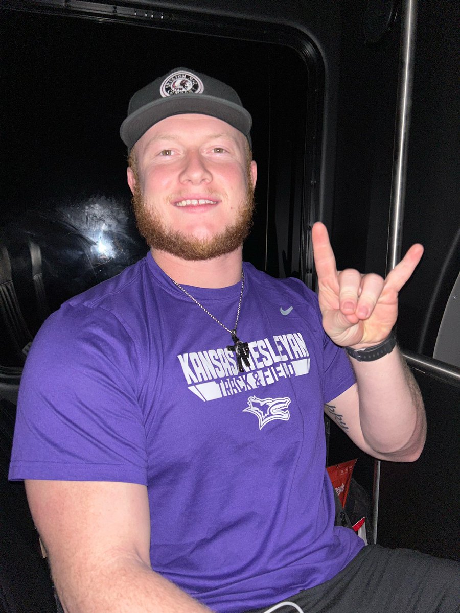 KWU_XC_Track's tweet photo. SCHOOL RECORD ALERT

Cole Parker is 3-for-3 on school records this year in the shot put! 

15.06 meters was his best heave for the day! https://t.co/Vahf6J3Ton
