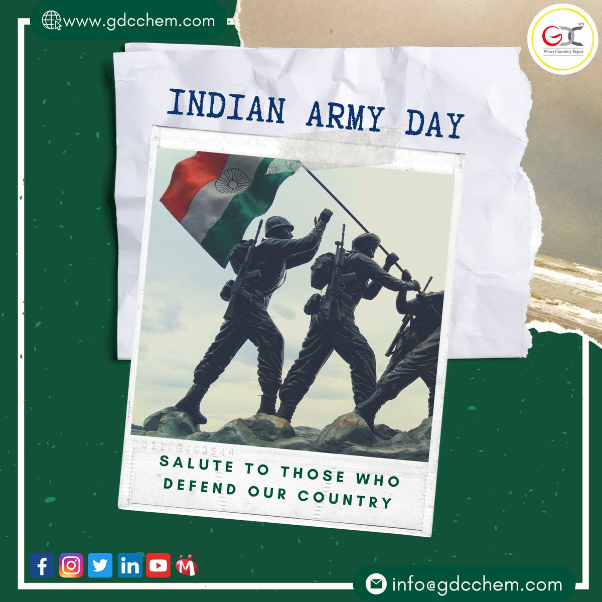 gdciindia's tweet image. "Honoring the brave hearts of the Indian Army on Army Day. Saluting their sacrifice and dedication to protecting our nation."
#Bravehearts #indianarmyfan #indianarmyswag #indianmilitary #patriotism #soilders #salutetoservice #thankaveteran #IndianArmy #NationFirst #JaiHind