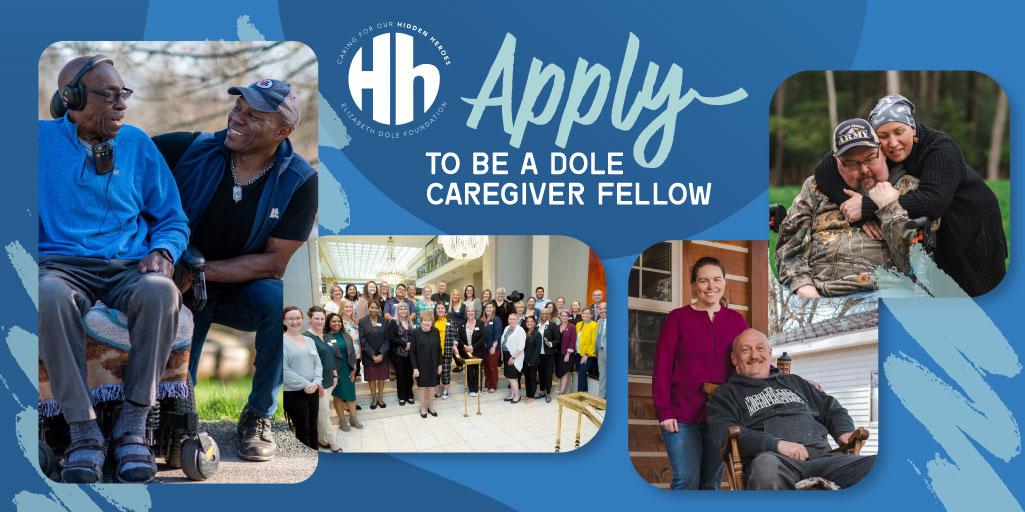 DoleFoundation's tweet image. We’re so excited to announce that our Elizabeth Dole Foundation Caregiver Fellow application is open! We want to represent the needs of all military &amp;amp; veteran caregivers from all walks of life &amp;amp; service eras. Apply today: elizabethdolefoundation.org/fellows/