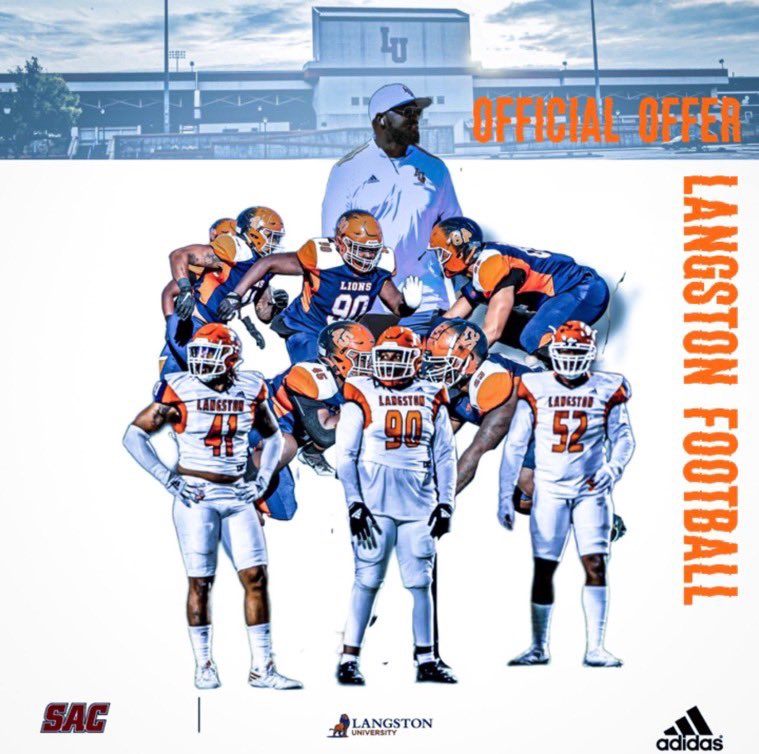 I am extremely blessed to receive an offer from Langston University ‼️<a href="/_CoachEmbry/">Coach R.Embry</a> <a href="/coachcalpowell/">Calvin Powell</a> <a href="/Coach_Griffin32/">Kevin Griffin</a> @TheCoachPaul7 <a href="/Coach_Muhammed/">Sadiq Muhammed</a>