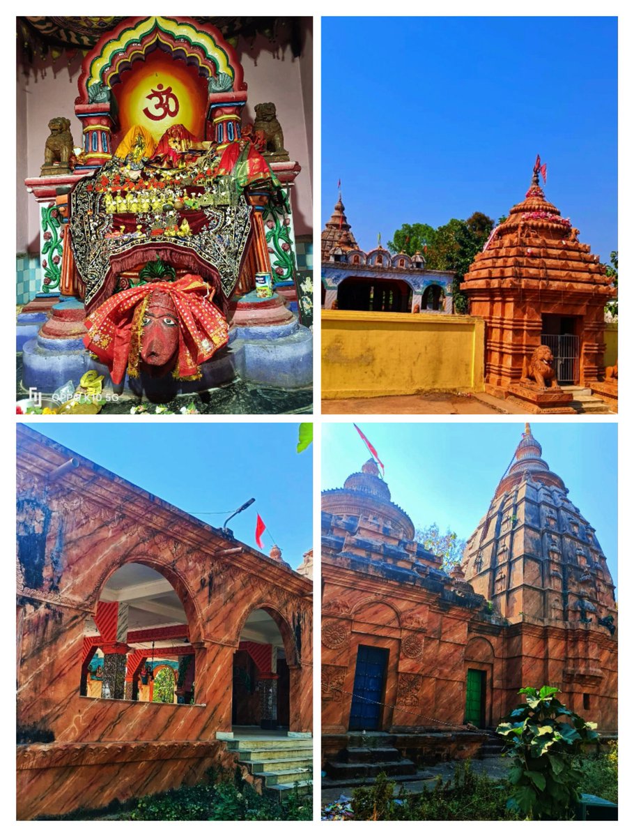 Beautiful Ma Maheswari temple, Athamallik, Odisha. A famous Shakti-peeth and Kuldevi of ex-princely state of Athamallik. The Shrine is very old though this temple was built in 1922.
The unique thing is the idol has 11 hands, one emerges from its belly.