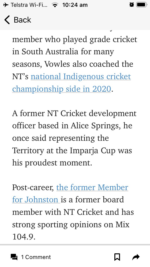 Thank for all the messages alerting me to this while away on holidays.
Sport changed my life &amp; can be a great vehicle for change. Commitment, preparation, planning for optimal performance &amp; RESPECT. Thank you to everyone who guided me on the journey. #thankyou #respect #cricket