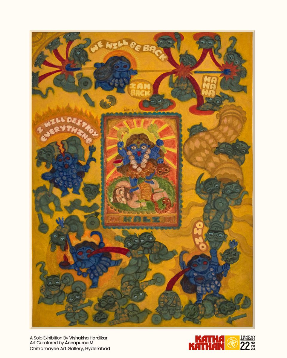 Stories of Kali can be told in so many different ways , this is my version and re told in #hyderabad at  #kathakathan