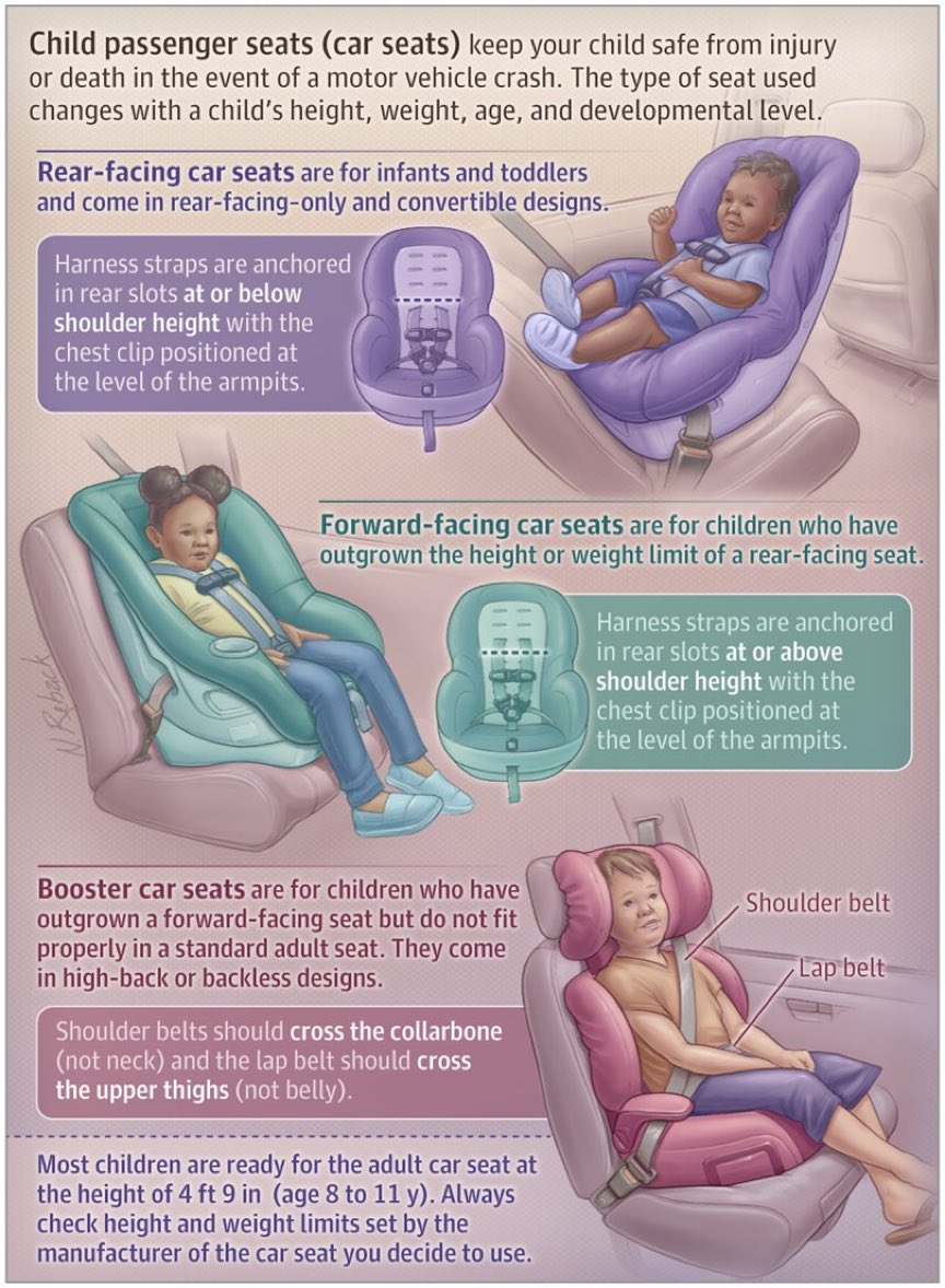 comepent's tweet photo. Uso de asiento de seguridad para bebés y niños https://t.co/1qeYfePUYZ