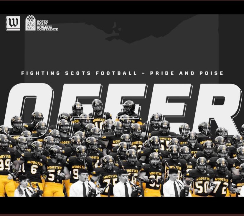 trentonallen678's tweet photo. After a great Conversation with @CoachCook73. I’m blessed to receive my first Offer from College of Wooster. 💛🖤 https://t.co/U1ImRCEBaZ