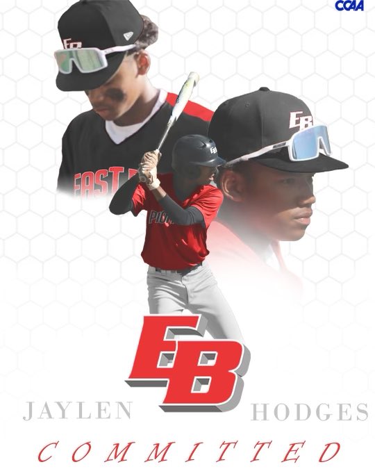 Jaylen Hodges (@jaylenhodges9) on Twitter photo I am excited to finally announce that I will be furthering my academic and baseball career at Cal State East Bay.I would like to thank my family, coaches, and everyone who has helped me along this journey. #RollPios⚫️🔴 <a href="/BestSpeedAllday/">Alec Smith</a> <a href="/DyronRolling/">Dyron Lamar Rolling</a> <a href="/mcclatchybaseb/">McClatchy Baseball</a> <a href="/zwall07/">Zachary Wallace</a> I am excited to finally announce that I will be furthering my academic and baseball career at Cal State East Bay.I would like to thank my family, coaches, and everyone who has helped me along this journey. #RollPios⚫️🔴 <a href="/BestSpeedAllday/">Alec Smith</a> <a href="/DyronRolling/">Dyron Lamar Rolling</a> <a href="/mcclatchybaseb/">McClatchy Baseball</a> <a href="/zwall07/">Zachary Wallace</a>