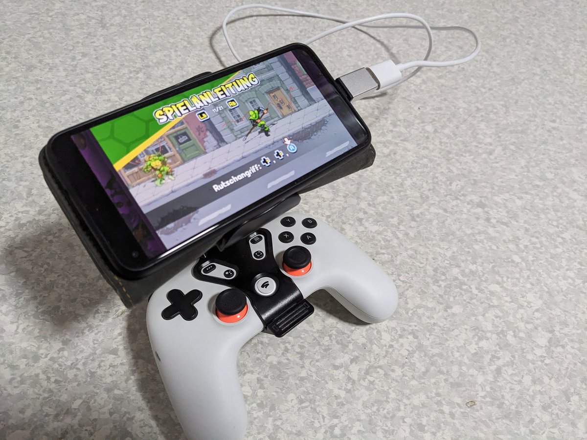 gamerdad86s's tweet photo. TMNT: Shredders Revenge (via Netflix Gaming) with Stadia Controller is FUN! #netflixgaming #stadiacontroller #stadia https://t.co/1r2bAvvG33
