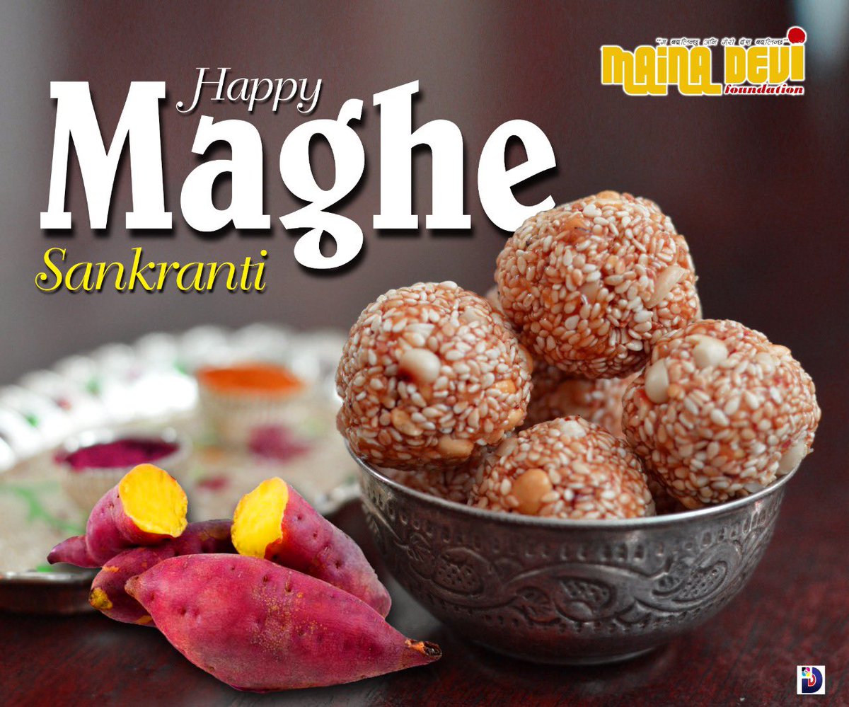 Mainadevifound's tweet photo. "Wishing you a warm and joyous Maghe Sankranti, filled with love, laughter and good health.” #MagheSankranti #MainaDeviFoundation https://t.co/vHbLh70twq